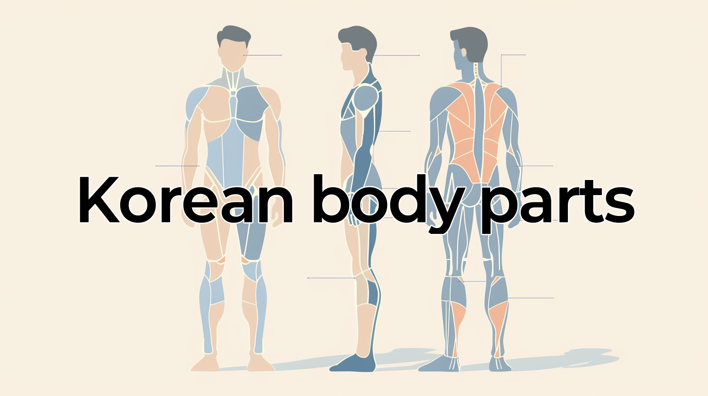 Korean Words for Body Parts